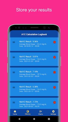 A1C Calculator - Blood Sugar T Tangkapan skrin 2