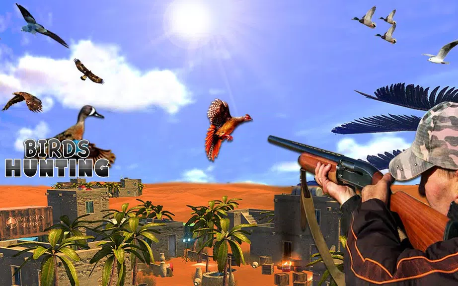 Desert Birds Sniper Shooter 3D Capture d'écran 2