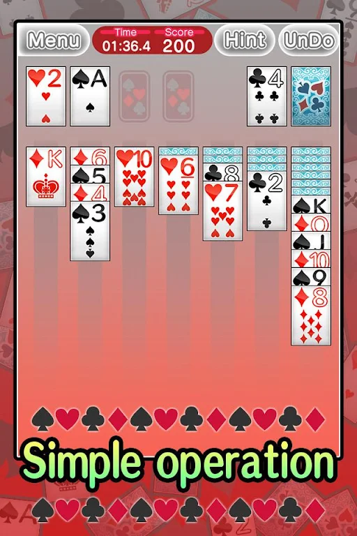 Basic Solitaire Klondike Tangkapan skrin 1