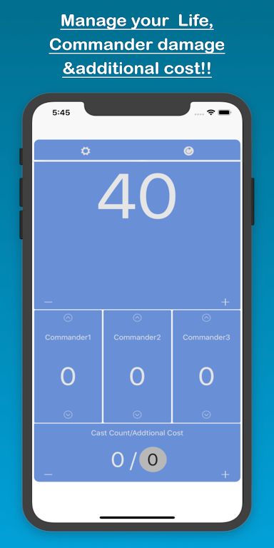 Life Counter for Commander Schermafbeelding 2
