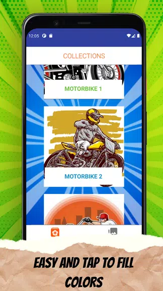 MotorBike Coloring Page应用截图第2张
