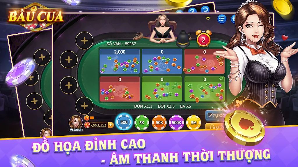 Bầu Cua - Tài Xỉu Casino ဖန်သားပြင်ဓာတ်ပုံ 2