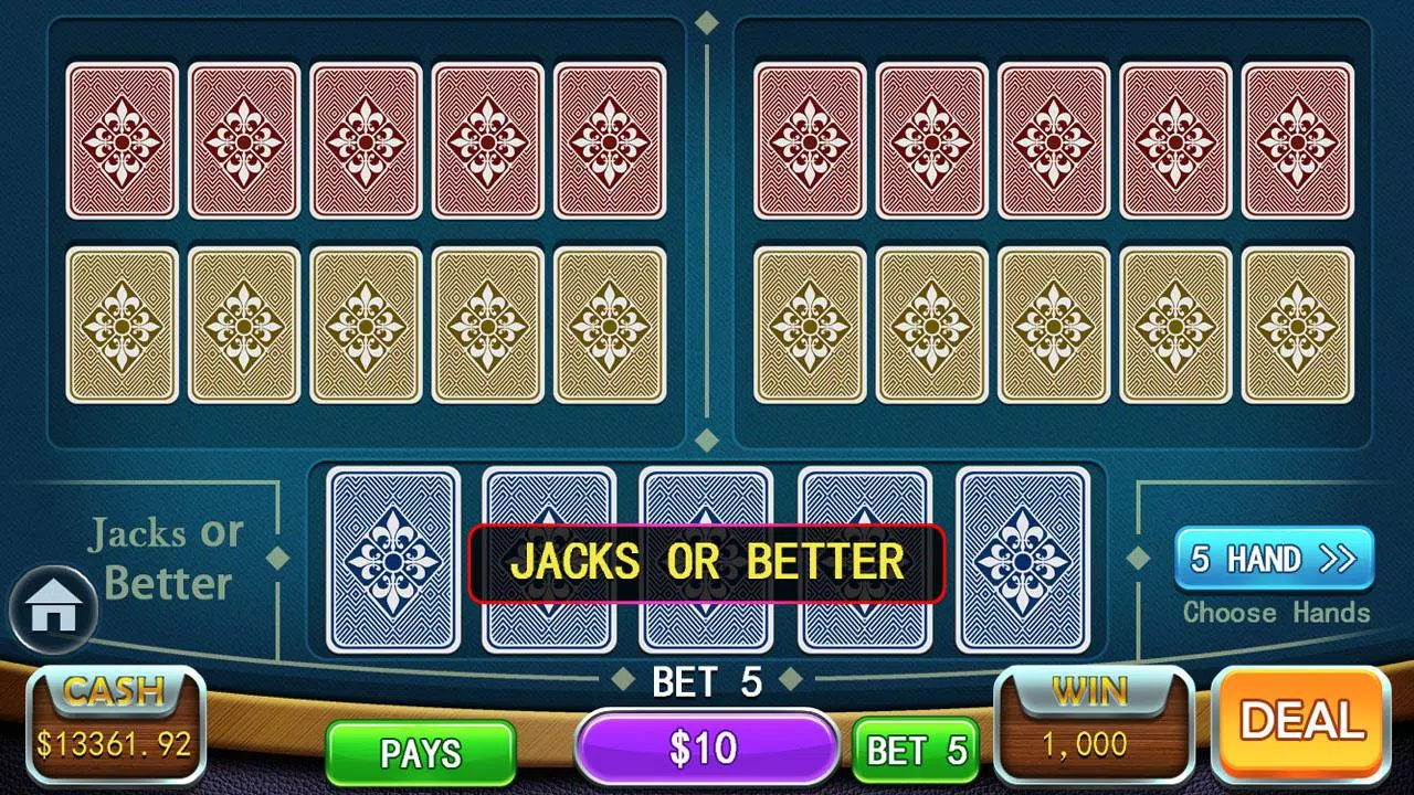 Video Poker Games - Multi Hand Screenshot 4