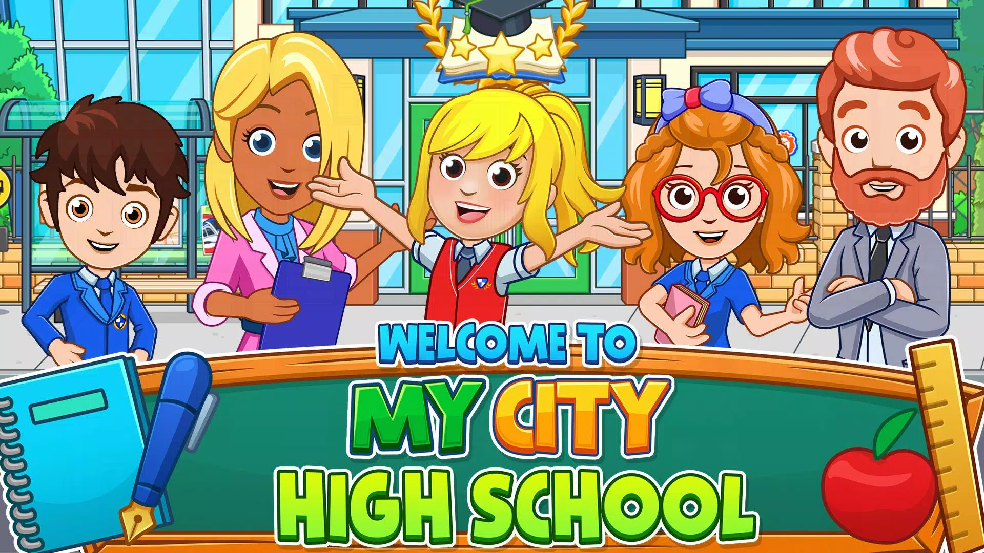 My City : High School Ekran Görüntüsü 1