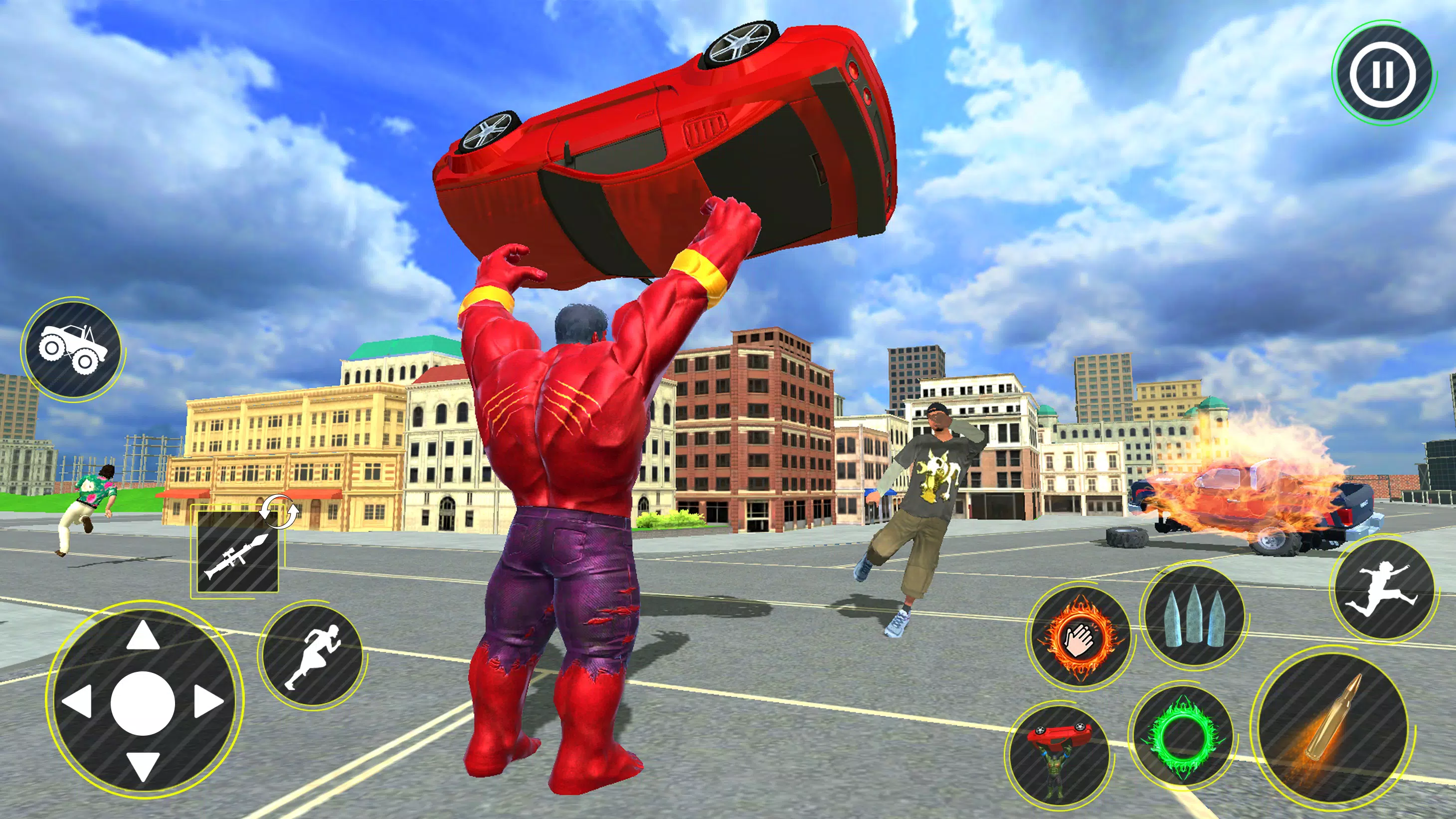 Incredible Monster Hero 3D War应用截图第4张