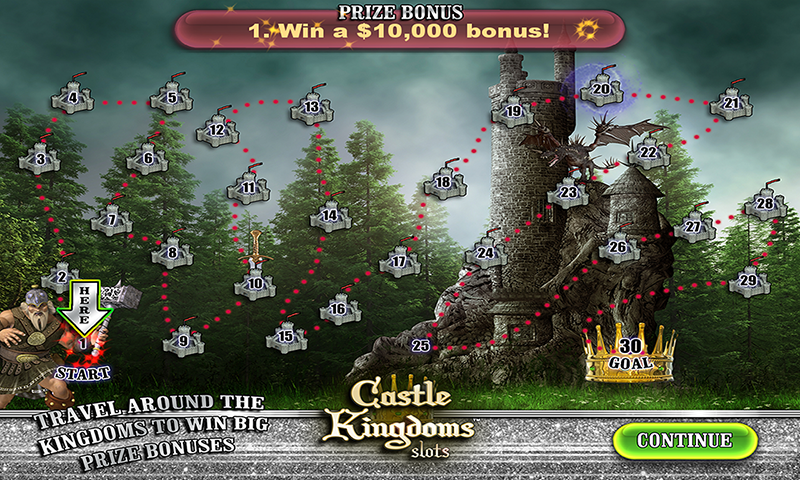 Castle Kingdoms Magic Dragon Legend Slots FREE Ekran Görüntüsü 2