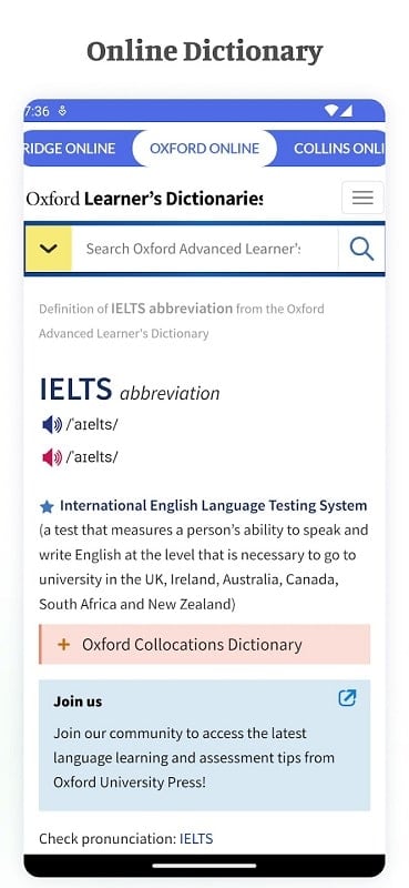 Oxford Vocabulary Captura de tela 1