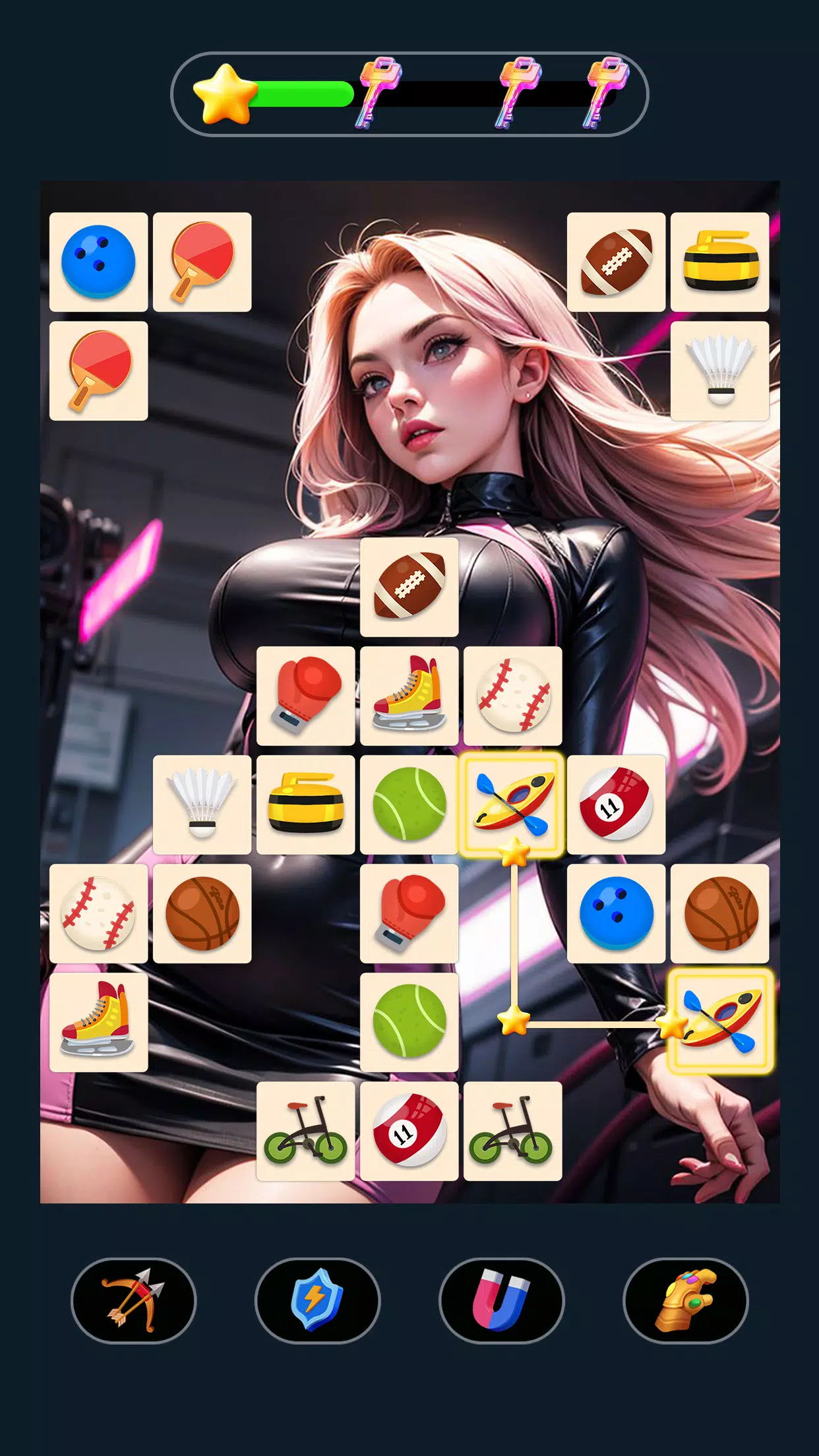 Fantasy Onet - Match Girl Game স্ক্রিনশট 3