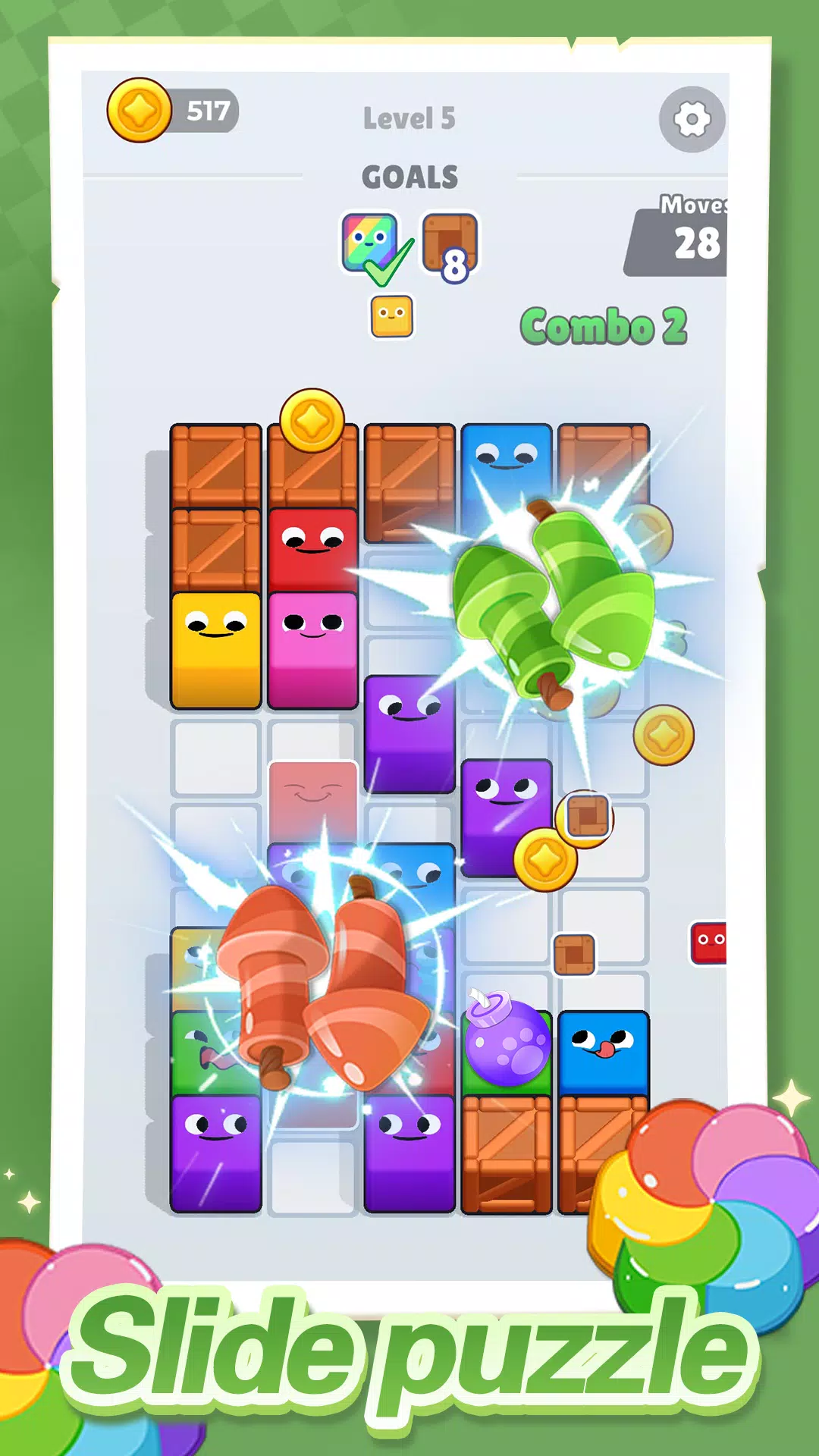 Slide Puzzle 3D Game Screenshot 3