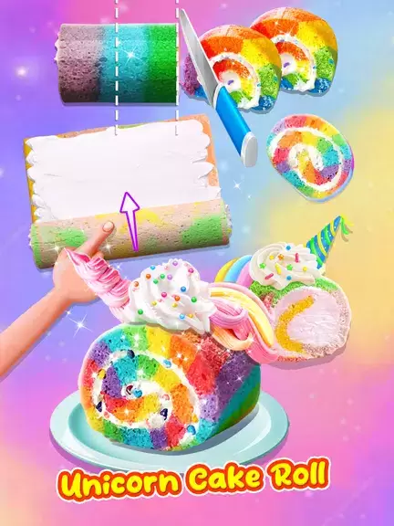 Princess Unicorn Desserts Tangkapan skrin 2