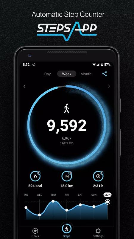 Schermata StepsApp Pedometer & Step Counter 1