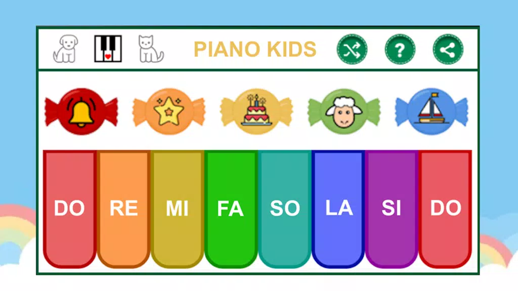 Piano Kids: Animals Music Song Capture d'écran 1