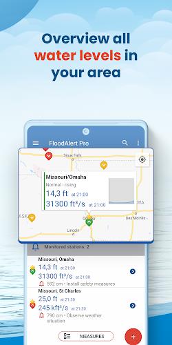 FloodAlert Waterlevel Alerts Capture d'écran 2