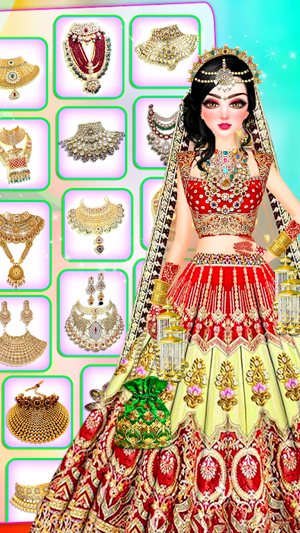 Indian Bride Dress Up Girl Ảnh chụp màn hình 4