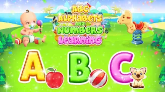 Learn ABC Alphabets & 123 Game ภาพหน้าจอ 1