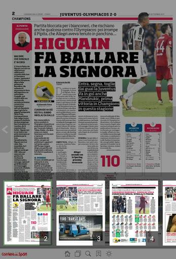 Corriere dello Sport HD Captura de pantalla 4