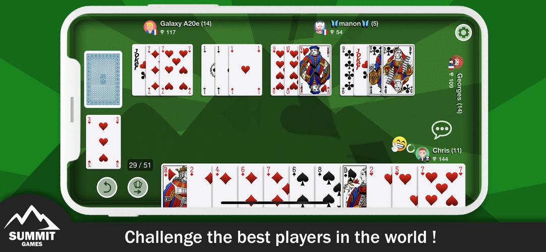 Rummy online Schermafbeelding 1