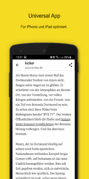 Buzz09–die schwarz-gelben News स्क्रीनशॉट 3