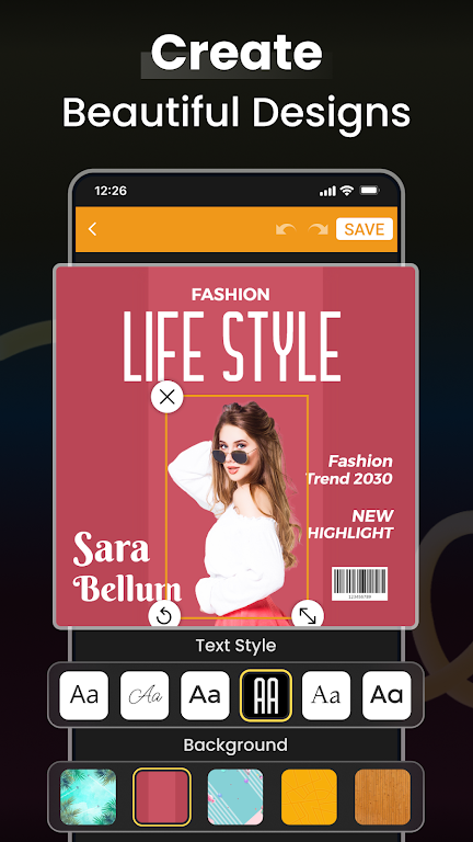 Schermata Social Media Post Maker Mod 2