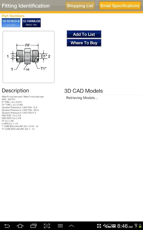 Fitting Finder Captura de pantalla 3