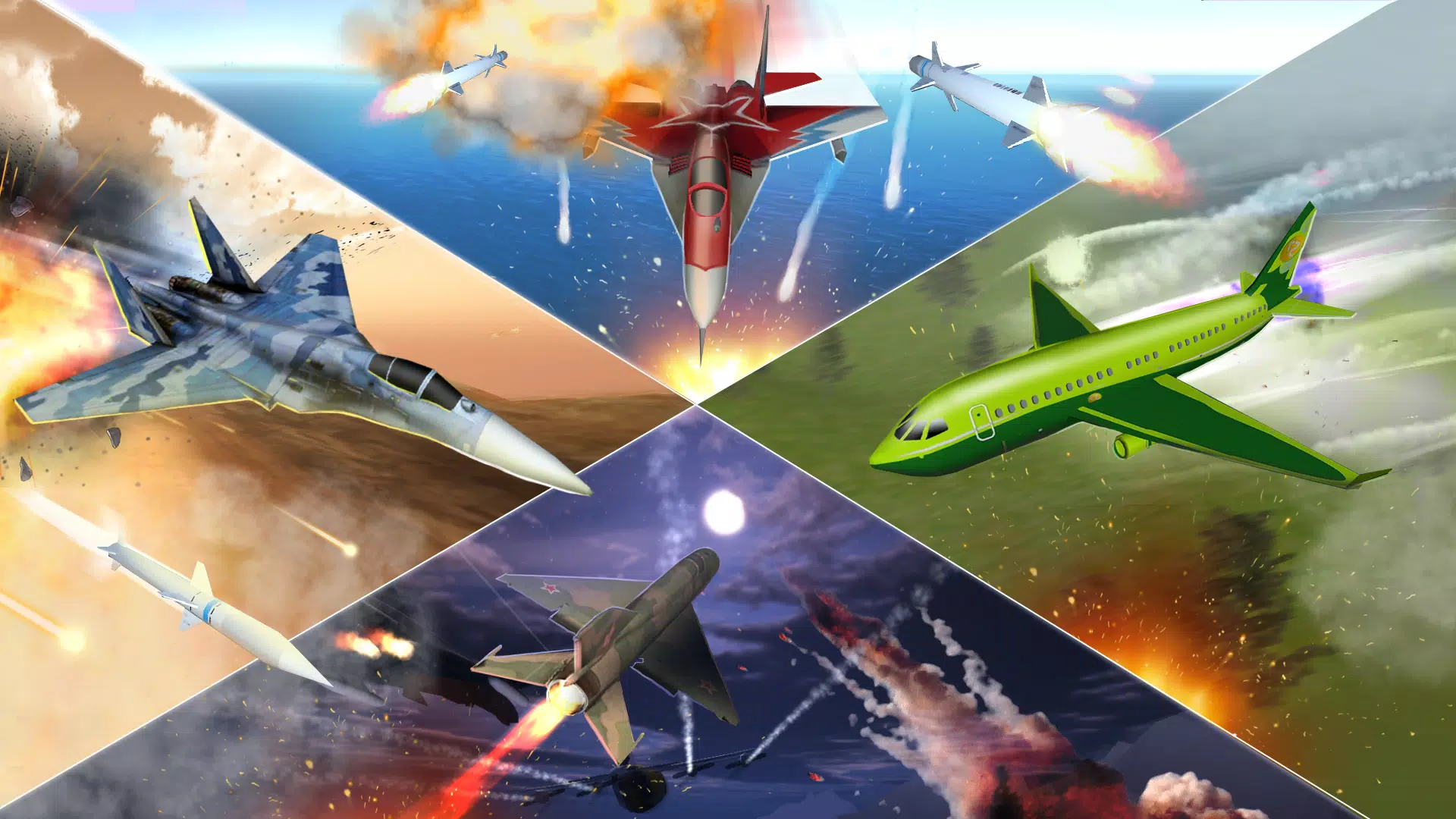 Jet Fighter Airplane Racing Скриншот 4