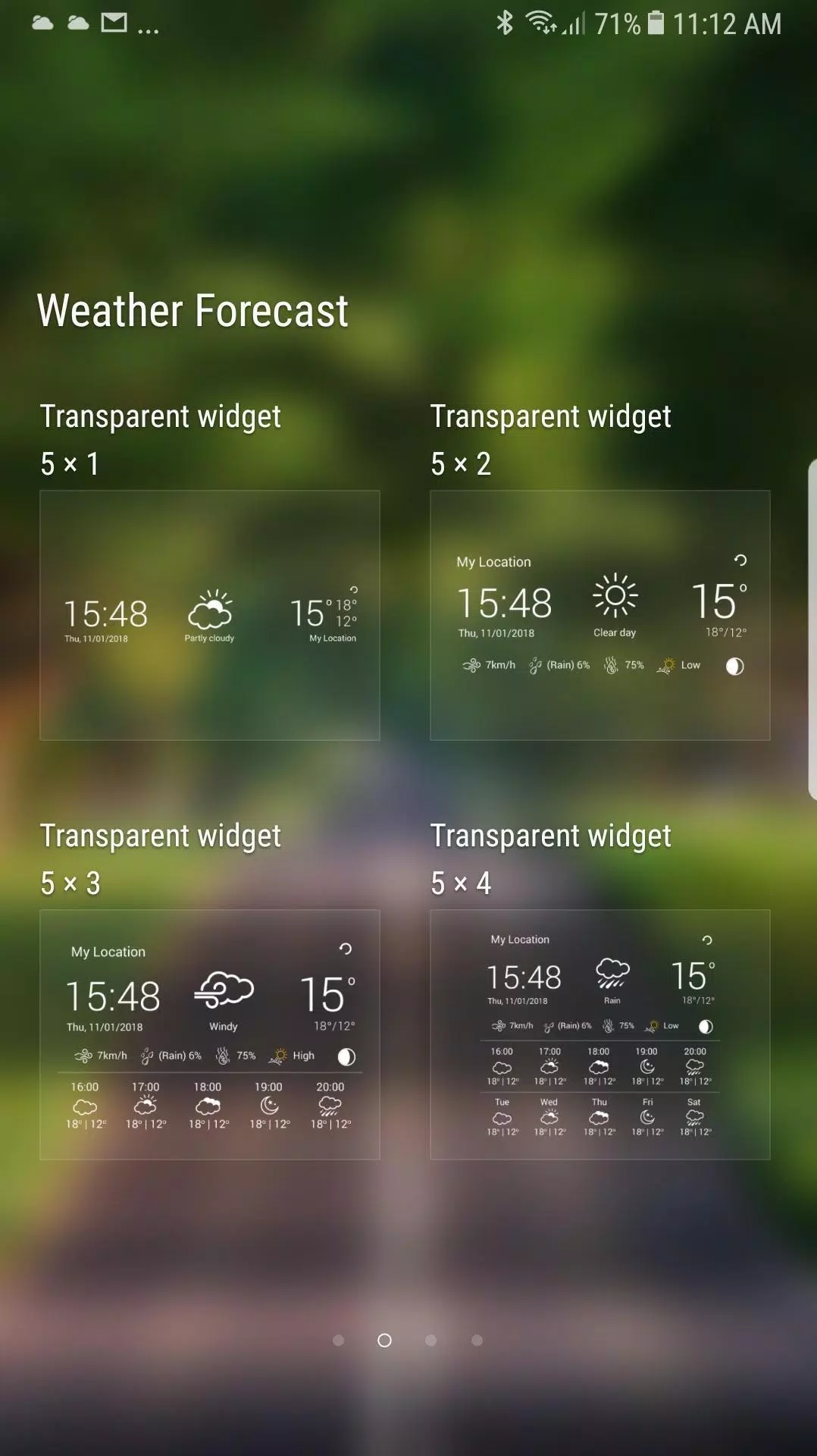 Weather app 스크린샷 4