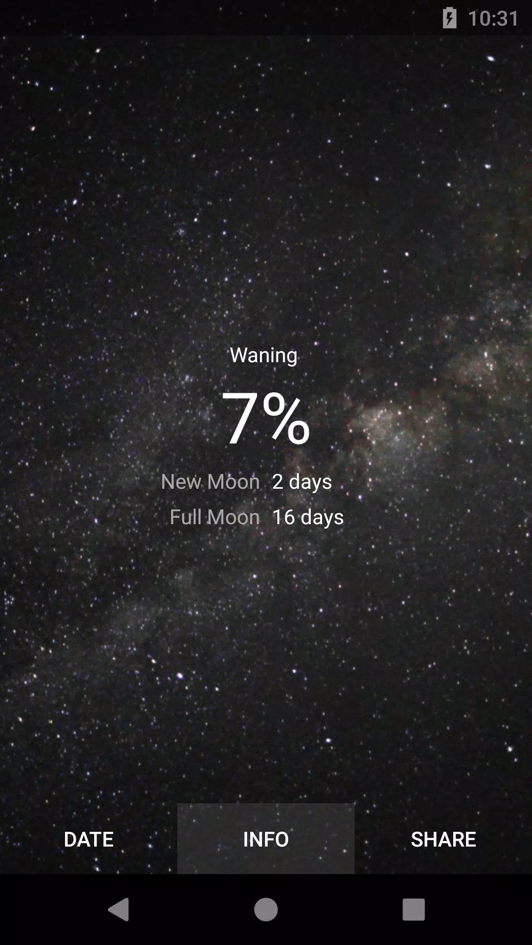 MOON - Current Moon Phase Ảnh chụp màn hình 2