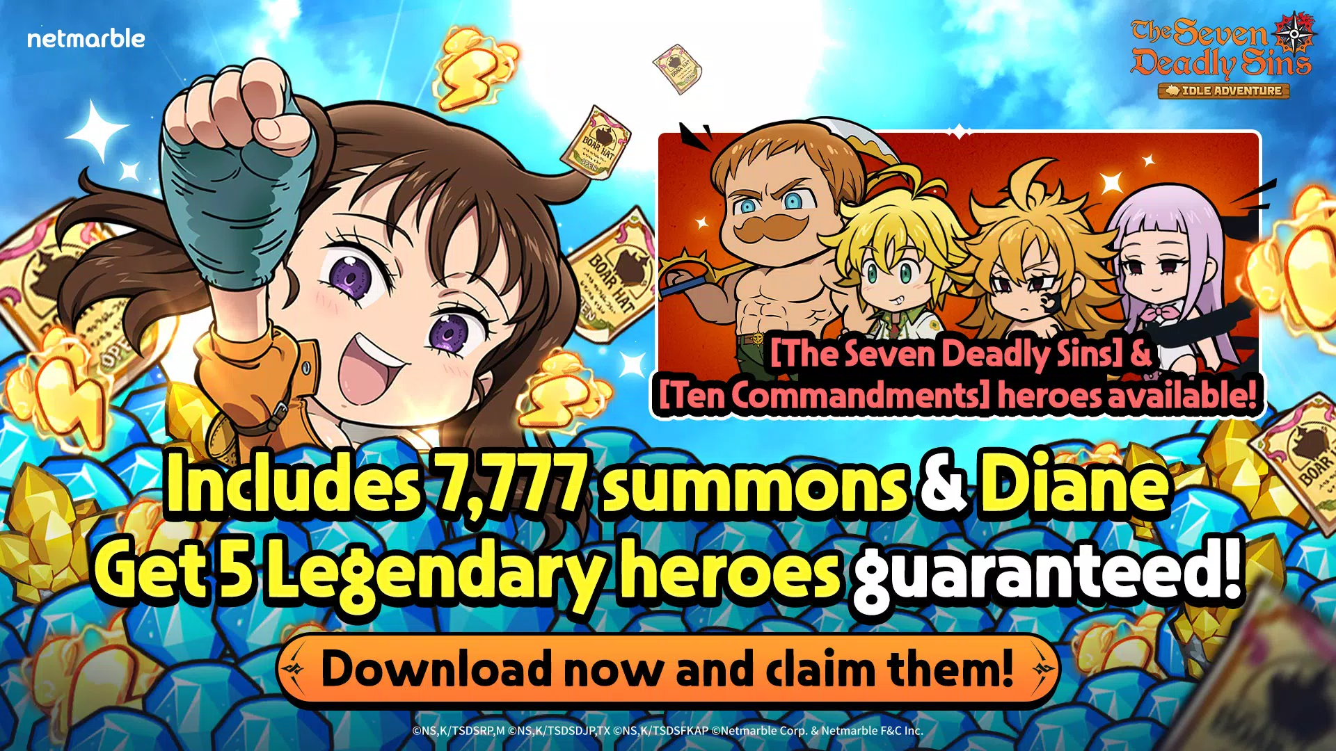 The Seven Deadly Sins: Idle Schermafbeelding 1