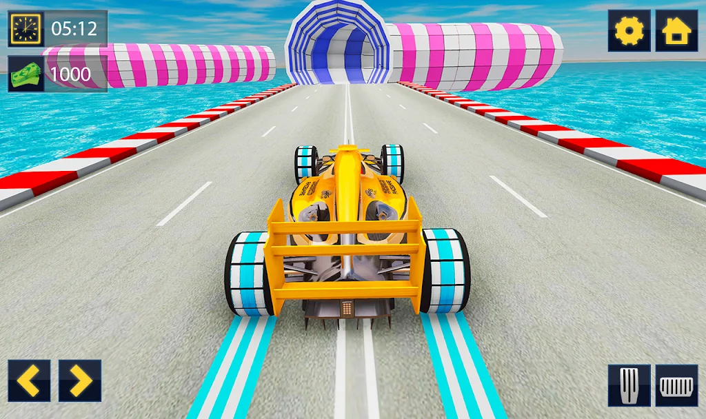 Impossible Formula Car Racing Stunt New Free Games Screenshot 1