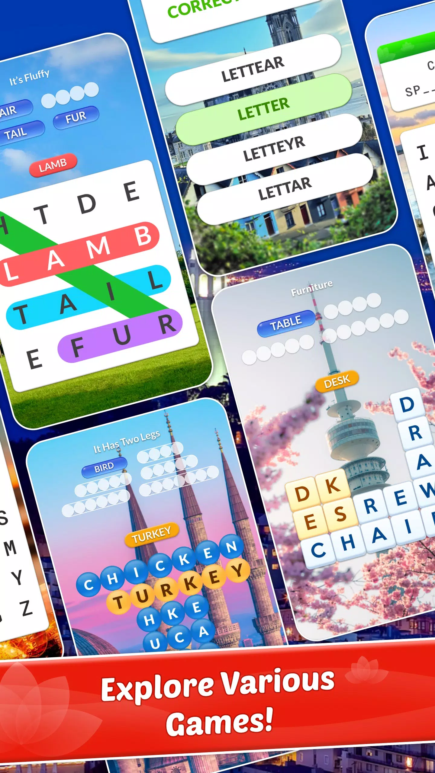 Word Town: Find Words & Crush! スクリーンショット 4