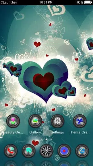 Best Heart Theme HD Captura de pantalla 3