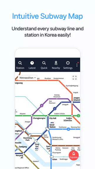 Smarter Subway – Korean subway Zrzut ekranu 3