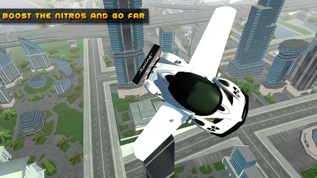 Flying Car Game driving Capture d'écran 1