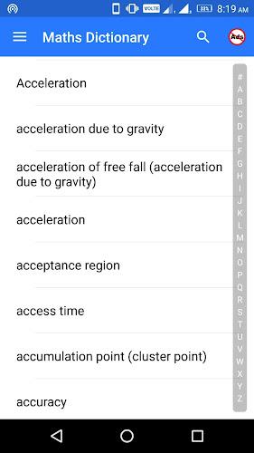 Maths Dictionary ภาพหน้าจอ 2