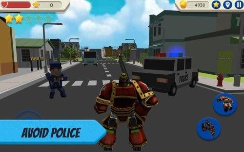 Robot Hero: City Simulator 3D Tangkapan skrin 2