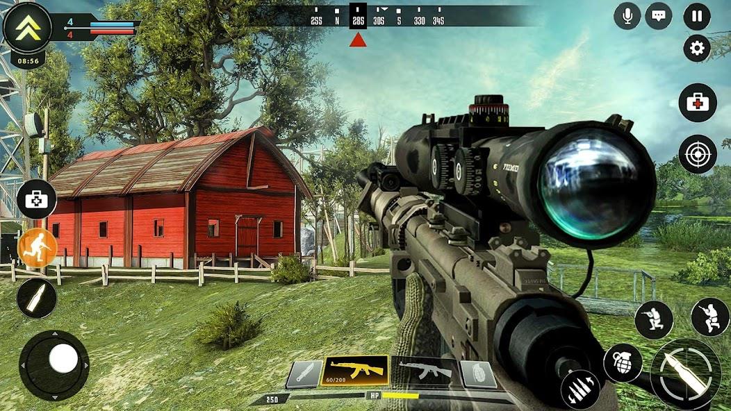 Sniper Game: Shooting Gun Game Mod ภาพหน้าจอ 2