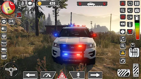 Police Car Spooky Parking 3d Ảnh chụp màn hình 2