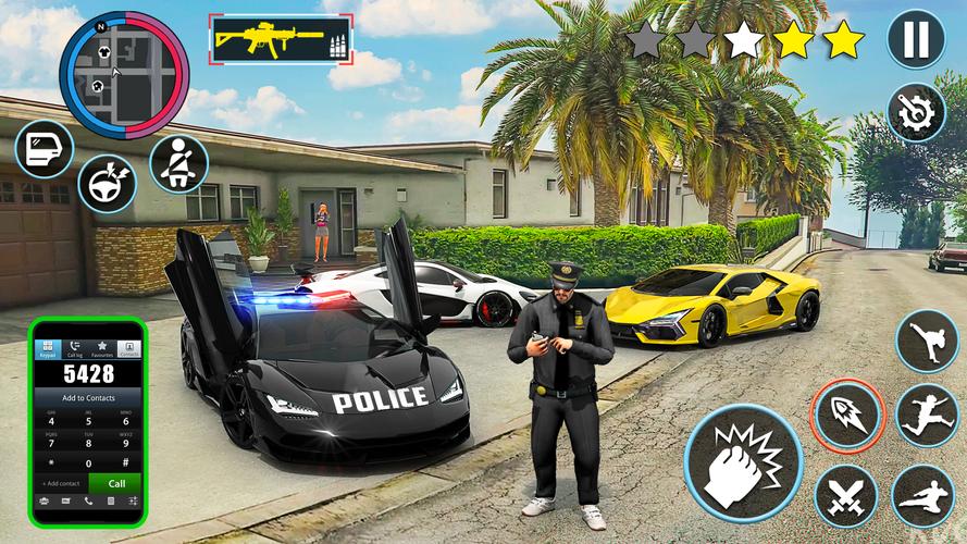 Police Game Transport Truck Capture d'écran 1