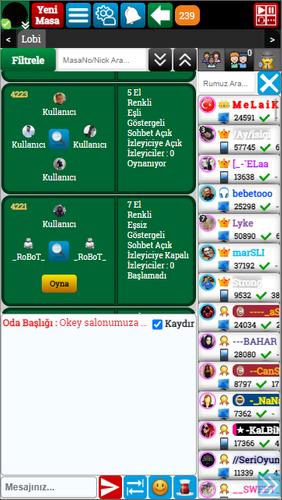 OkeyMobil.Com Okey Oyunu Oyna Скриншот 1