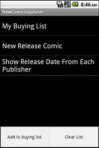 Thai New comics Updater ภาพหน้าจอ 1