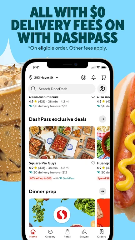 DoorDash（ドアダッシュ） - フードデリバリー、出前 スクリーンショット 4