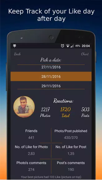 Likes/Followers/Liker Friends Profile for Facebook应用截图第4张