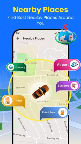 GPS Земля карта Жить Навигация Скриншот 3