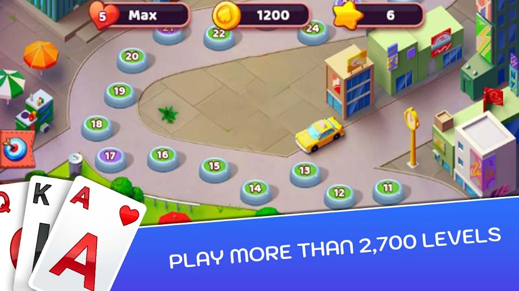 Solitaire TriPeaks Vacation Schermafbeelding 3