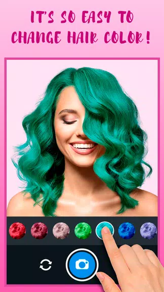 Changeur de couleur de cheveux Capture d'écran 2