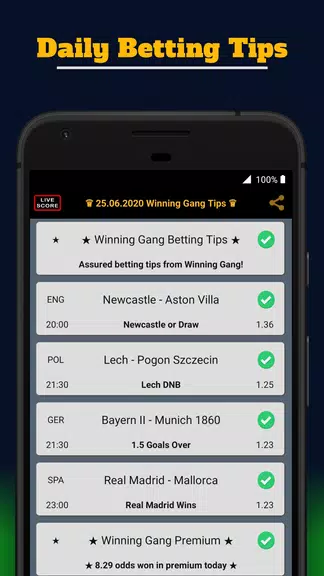 Winning Gang Betting Tips 스크린샷 1