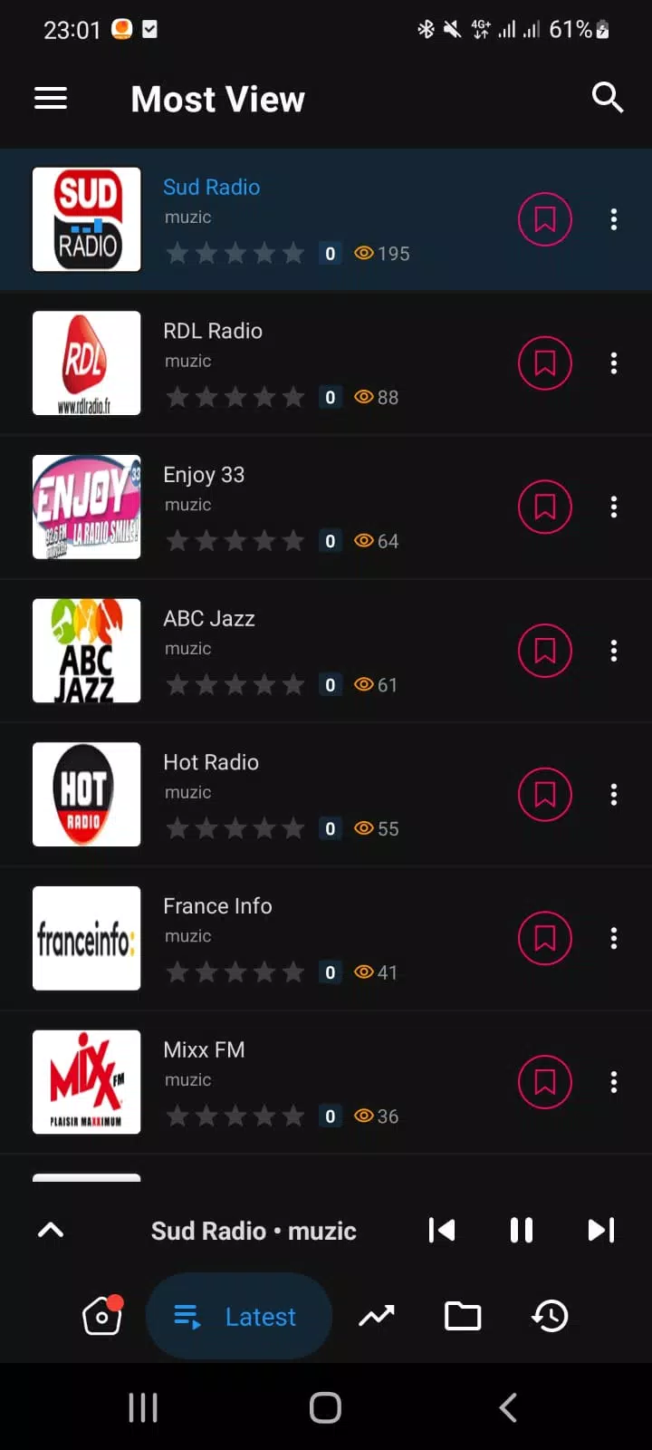Radio France Zrzut ekranu 1