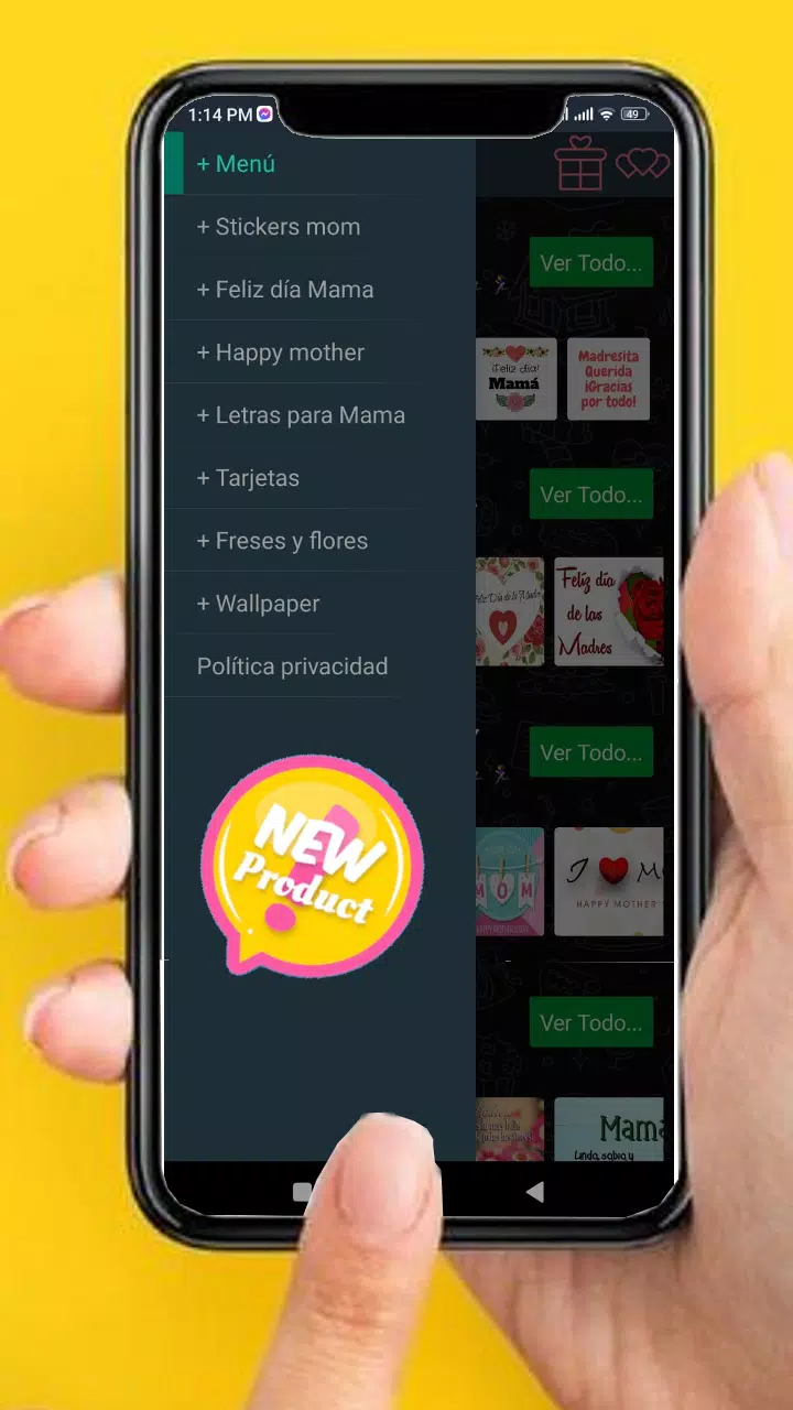 Feliz Día MAMA, Stickers mom Ảnh chụp màn hình 3