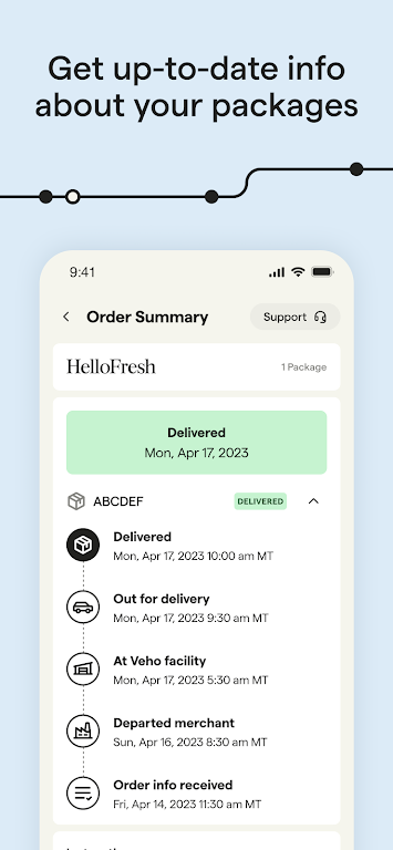 Veho - Manage your deliveries Ekran Görüntüsü 3