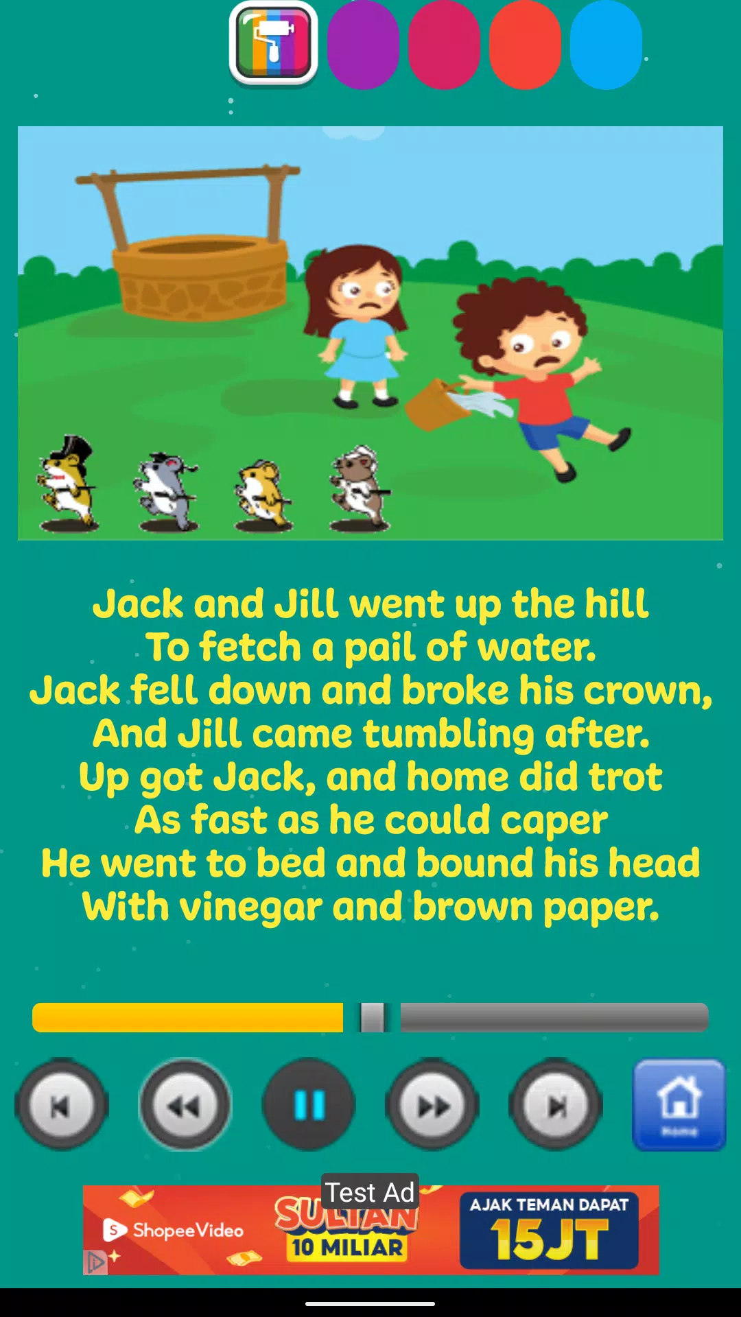 Kids Songs Offline App Screenshot 2